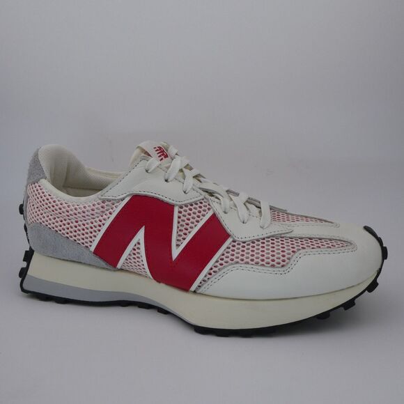 New Balance NB 327 White Team Red MS327OR Men's Size US:12, 30 CM, 46.5 EU RARE! - Picture 1 of 11